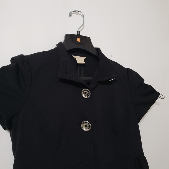 Michael Kors Tops - Michael Kors Women's Large Black Big Buttons Top